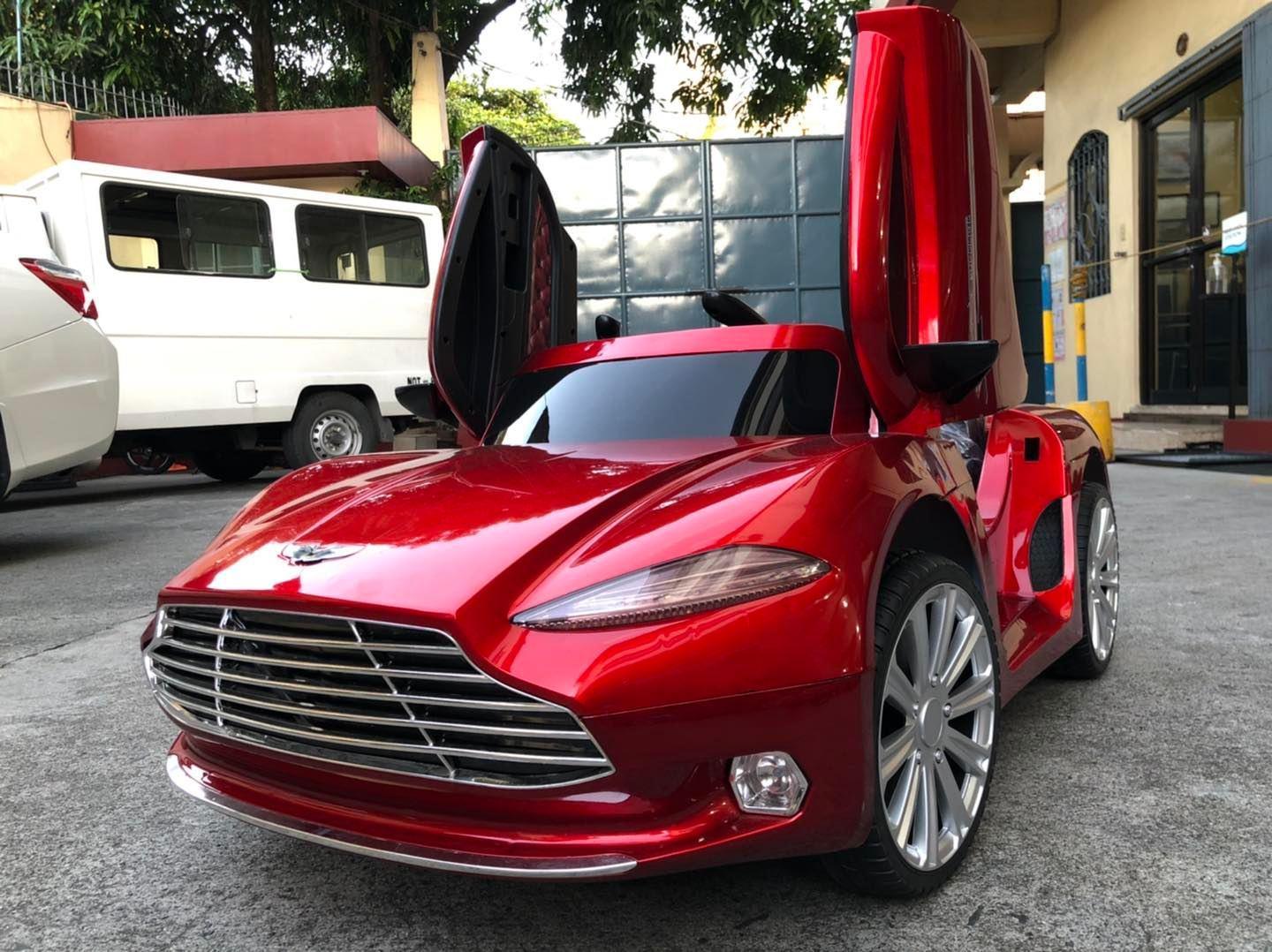 Kids Aston Martin Ride on Car Model with Parental Remote Control - 11Cart