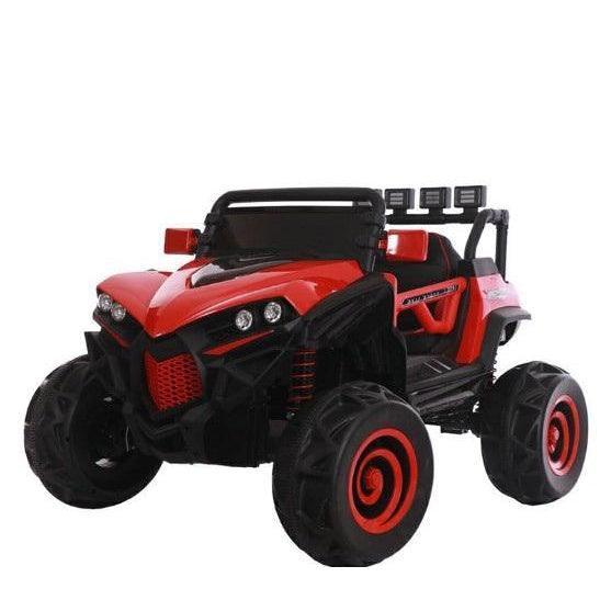 Off-road 12 V Battery Operated 4x4 Red Kids Jeep | Self & remote driving - 11Cart