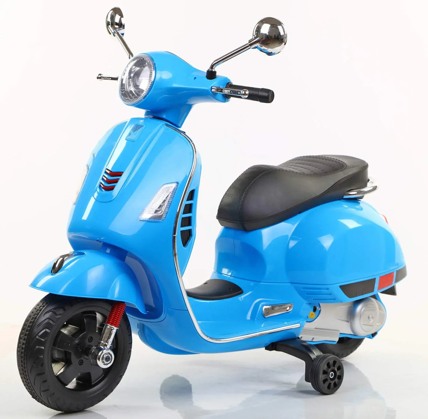Vespa Rechargeable Battery Operated Scooter Blue