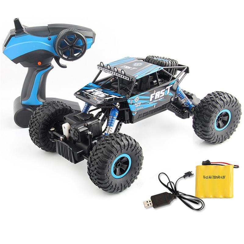 YL-06 2.4G 1/18 4WD Waterproof Off Road Rock Crawler RC Car Truck for Kids - 11Cart