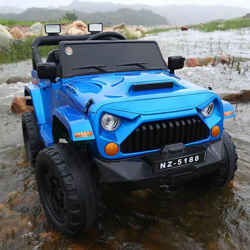 12V Battery Operated Electric Car Jeep Wrangler Shake motor for Kids with Remote Control and Swing NZ-5188 - 11Cart