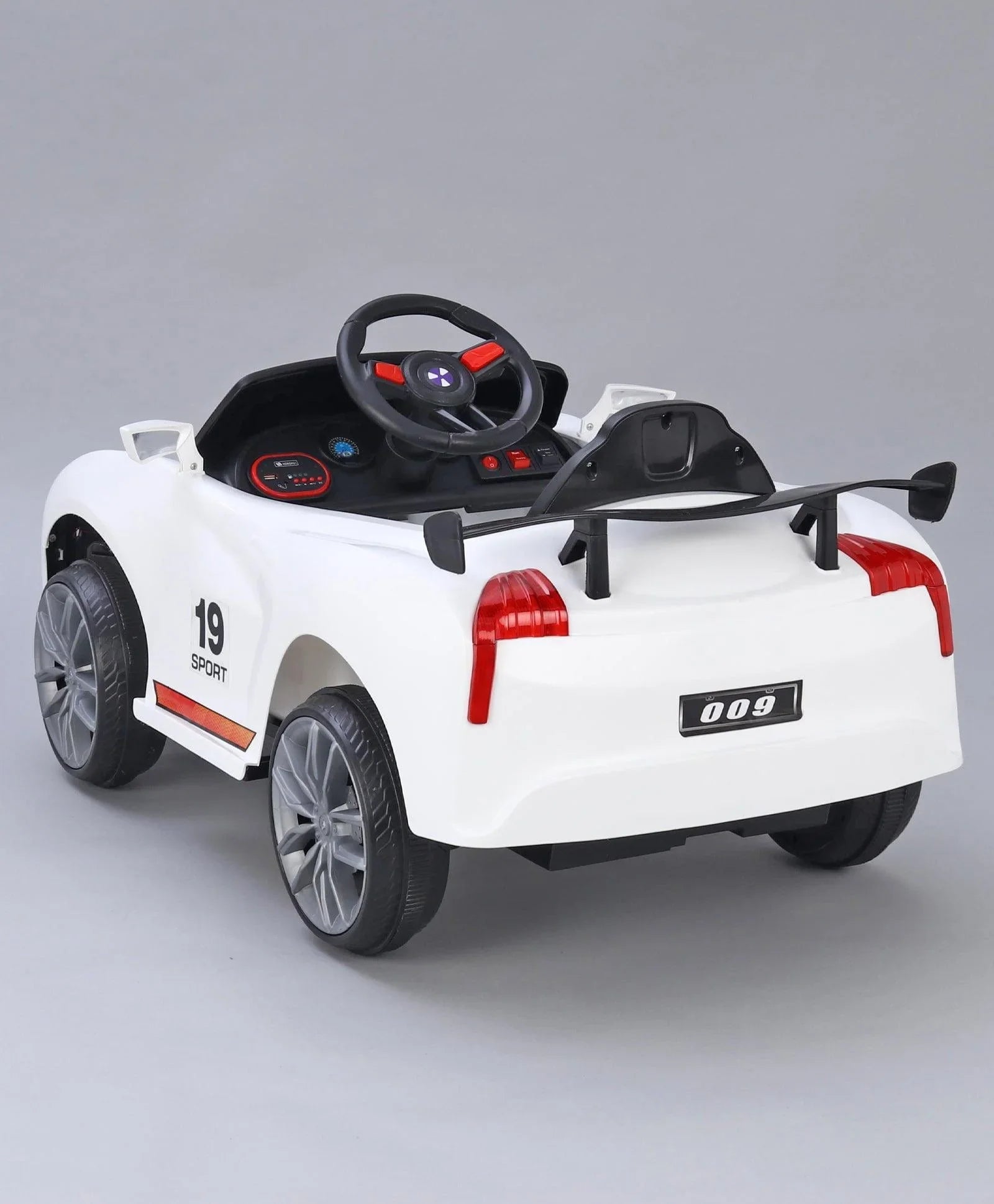 1189 Battery Operated Smooth Ride on Toy Car for Kids with Backrest and Remote - 11Cart