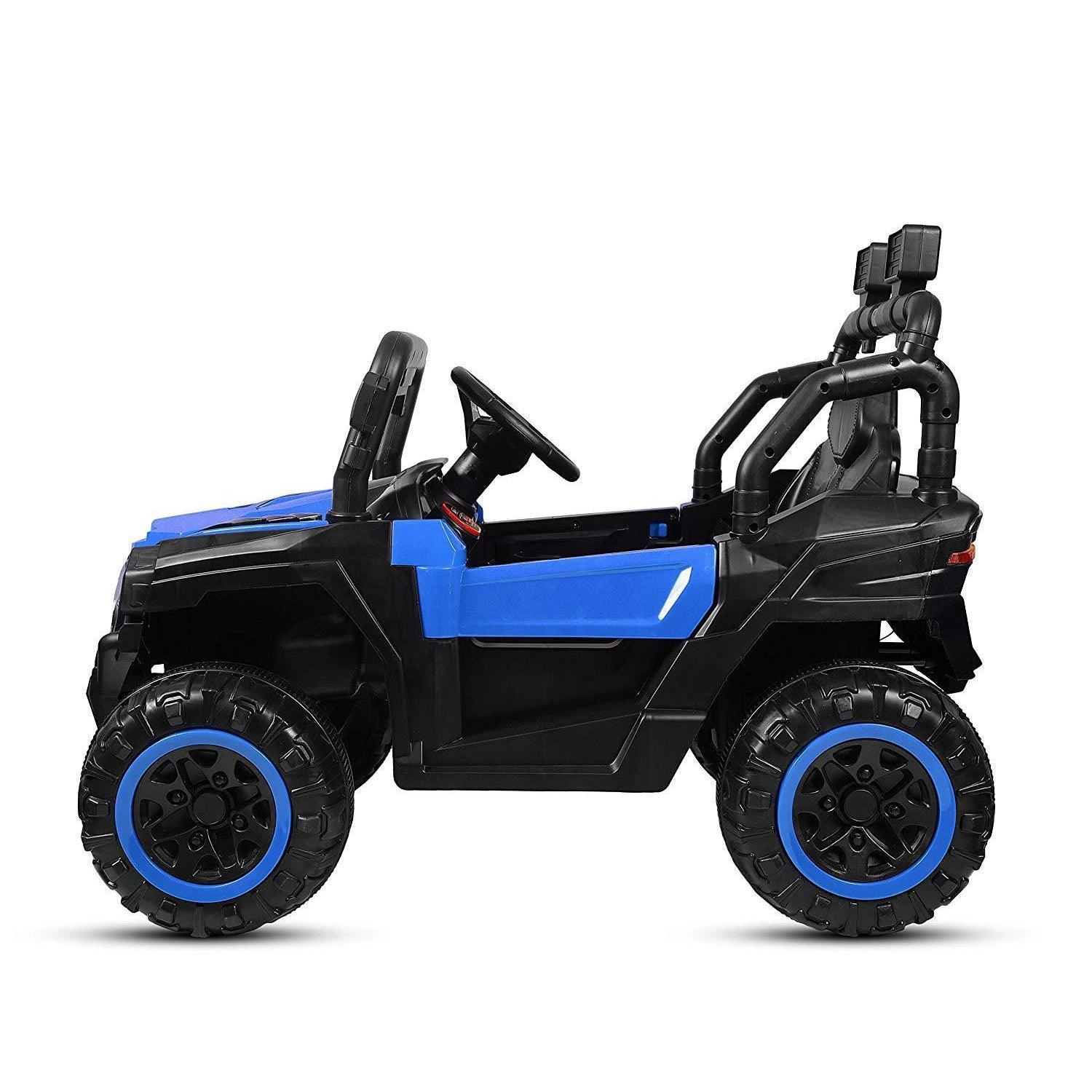Blue 909 Ride-on Jeep for Kids | 2x6v Battery and Double Motor - 11Cart