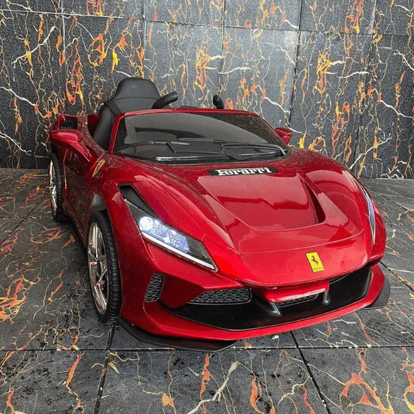 Official 12v Ferrari F8 Super Cars for Kids with Remote | Parental safety | Multifunctional Steering Wheel - 11Cart