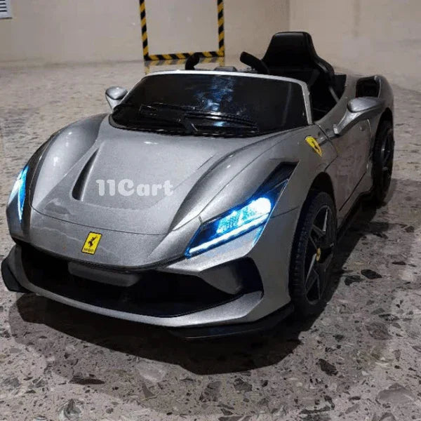 Official 12v Ferrari F8 Super Cars for Kids with Remote | Parental safety | Multifunctional Steering Wheel - 11Cart