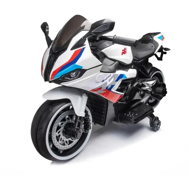 Kids Ride on Bike S1000RR Hand Accelerator Foot Brake Big Size