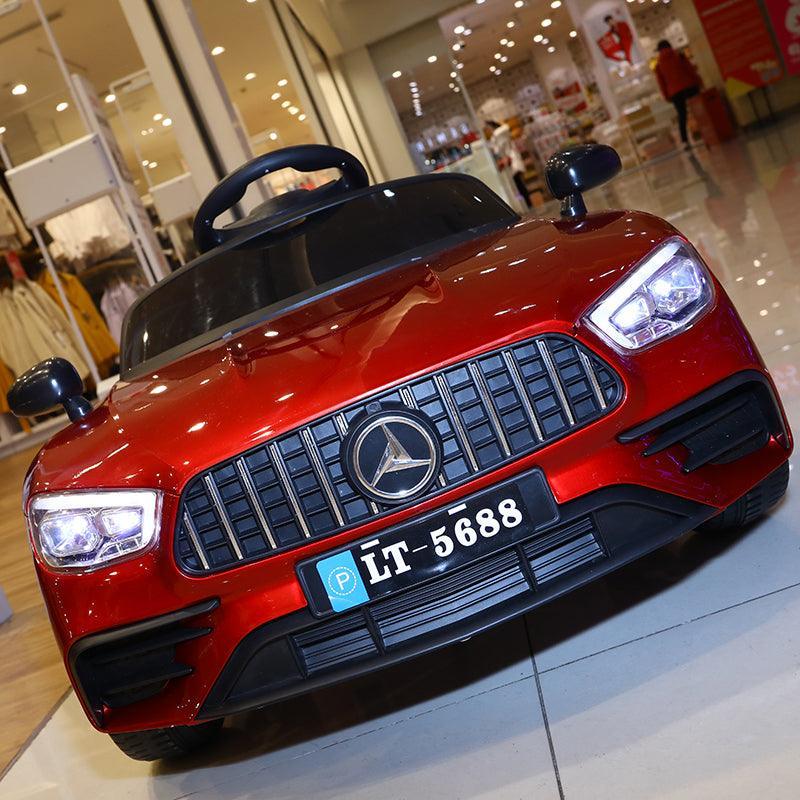 Mercedes Benz LT-5688 Ride on Car with remote & Manual Drive for Kids - Red - 11Cart