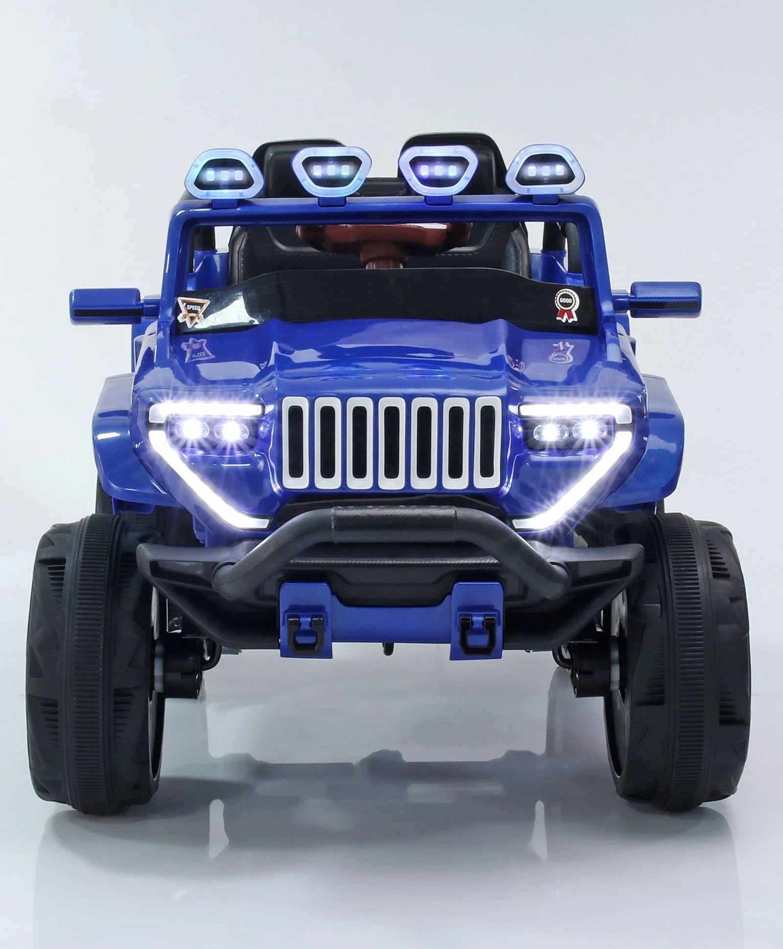 High-performance Bugatti Jeep for children, equipped with LED lights and remote control