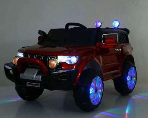 12V Ride on Metallic Painted Compass Jeep with Remote for Toddlers - Kp6188 - 11Cart