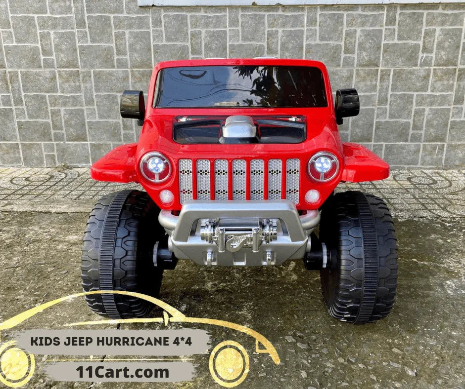 12V 4x4 Off Road Kids Electric Jeep with Parental Remote - 11Cart