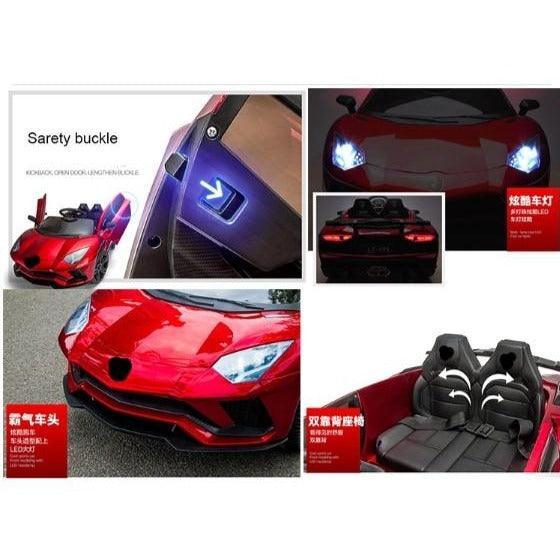 Lamborghini Aventador LT-998 Style Electric Cars for Kids | with Suspension Spring System - 11Cart