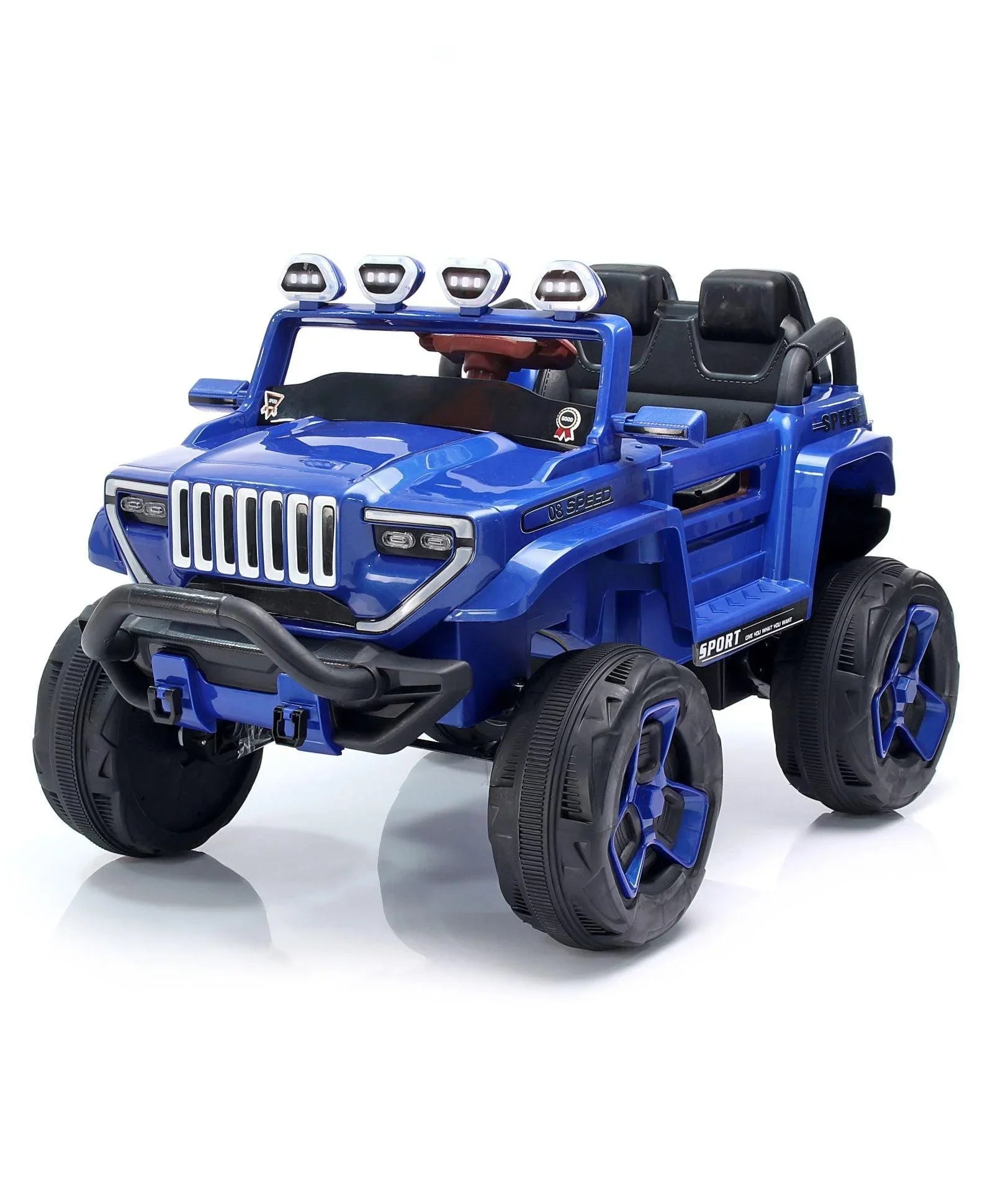 Luxury kids' Bugatti Jeep, featuring a 4x4 drive system and parental remote control