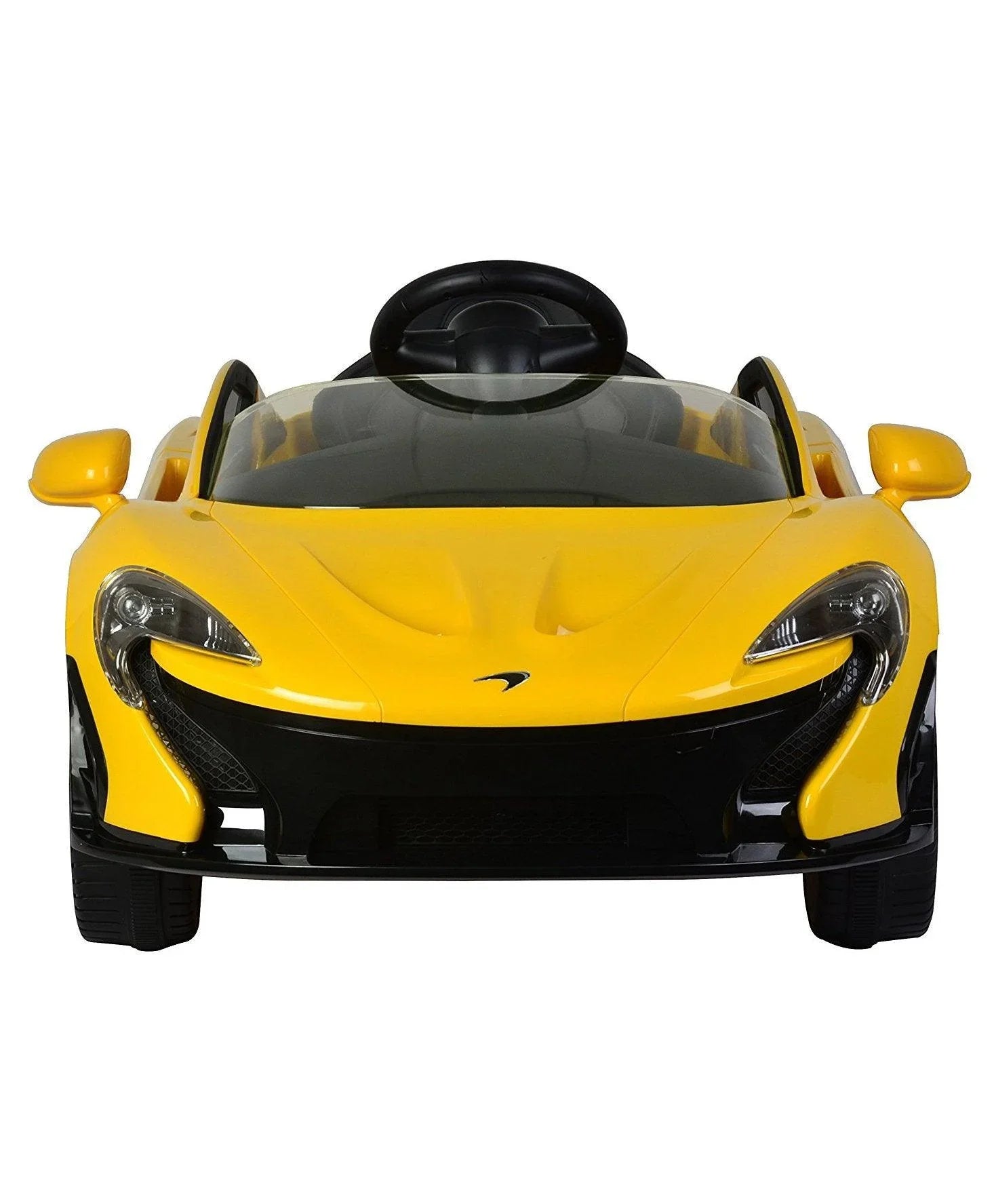 Mclaren P1 12V Remote Control Ride on Car for Kids- Yellow - 11Cart