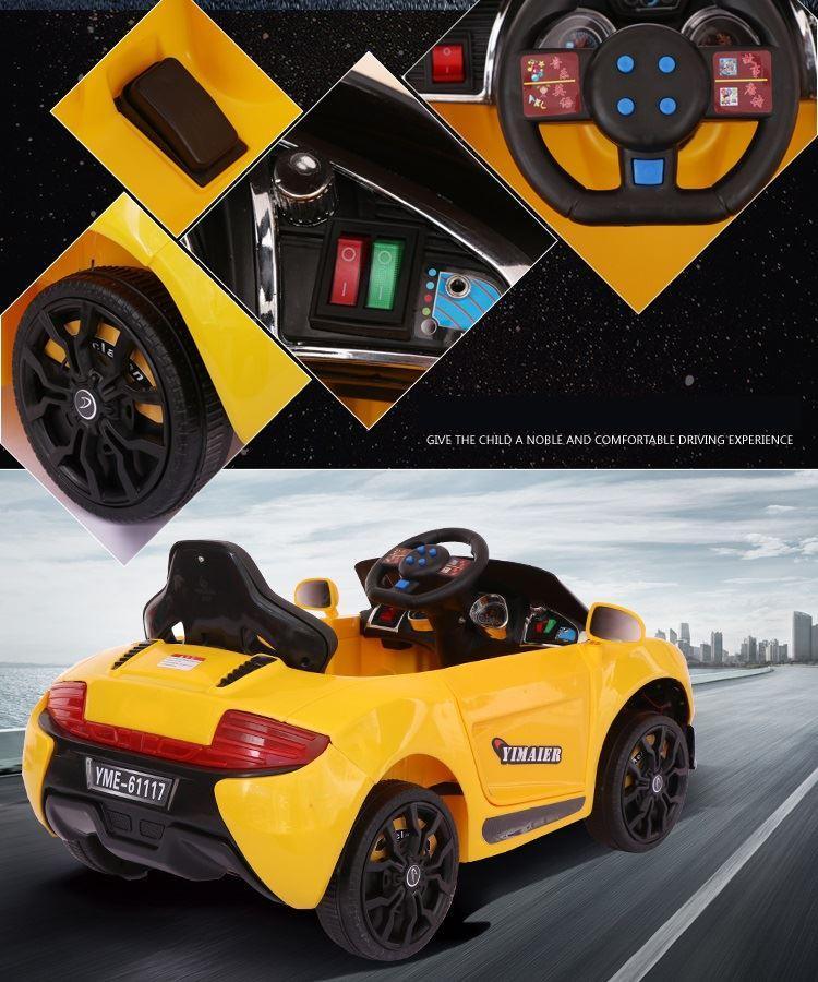 Mini 6V McLaren Electric Kids Ride On Car With Remote & Manual Drive - 11Cart