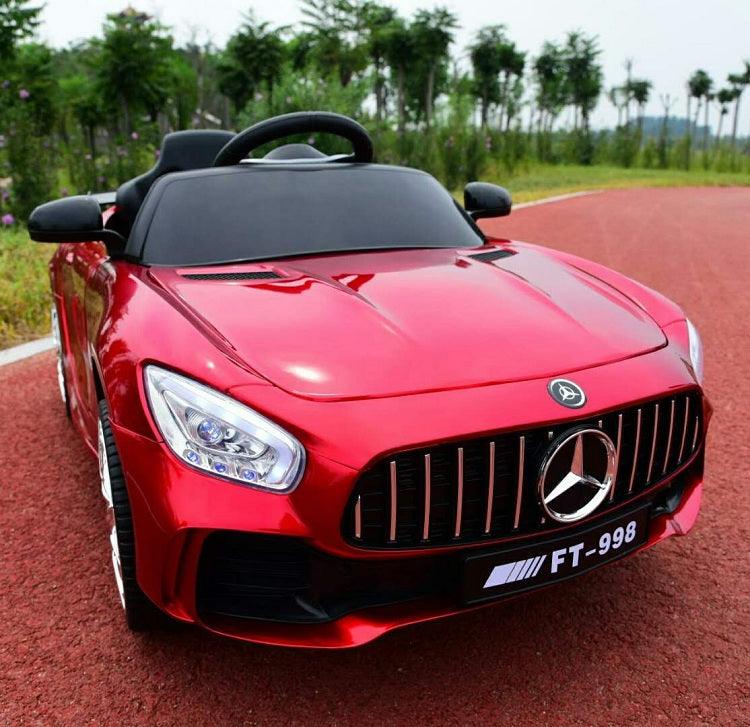 Mercedes Benz FT-998  Amg Gt Style 12V Ride on Car with remote & Manual Drive for Kids - Red - 11Cart