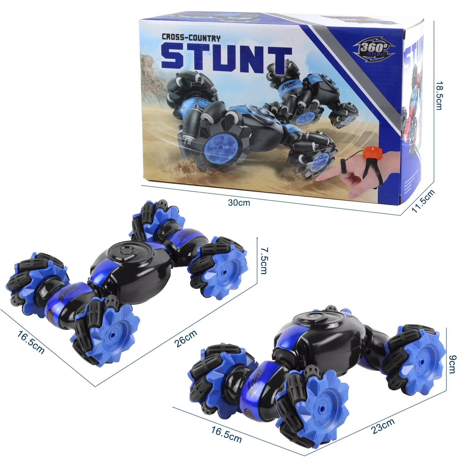 Gesture Induction RC Stunt Car for Kids with Remote Control - 11Cart