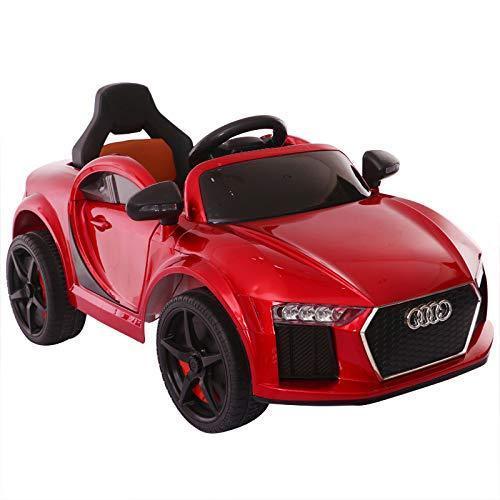 Audi 7586 Ride-on Car for Kids with Real car keys start | Non-slip tires, Safety Handle & Automatic brake - 11Cart