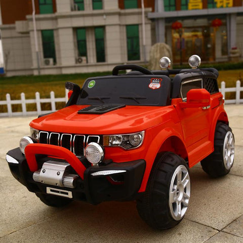 Red Compass Jeep Kp6188 for Kids Ride on Jeep |  Independent Swing Function - 11Cart