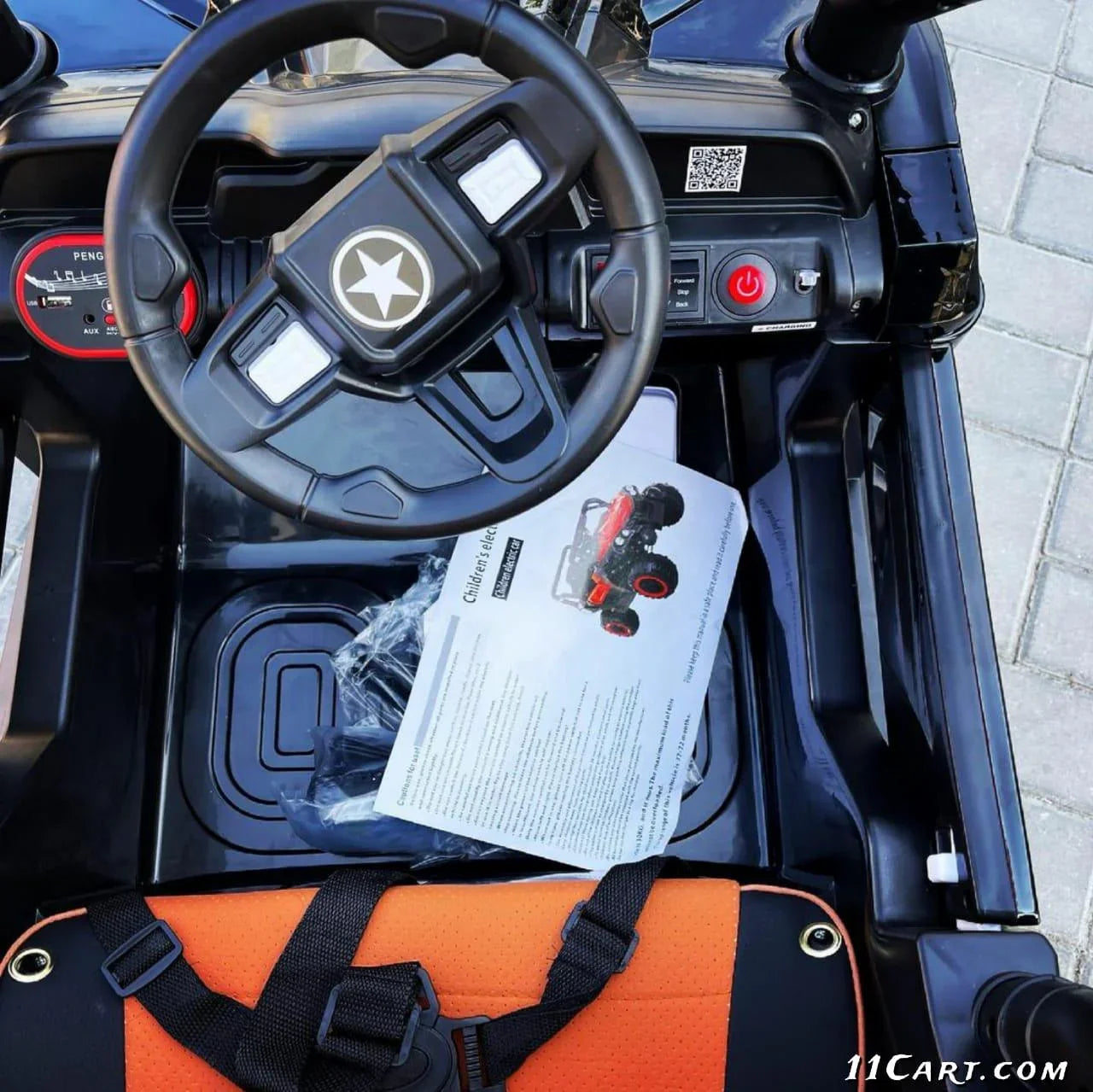 TGQ-900 Jeep Car with Remote for Kids Ride on Jeep | Complete with music and light - 11Cart