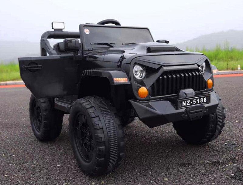 12V Battery Operated Electric Car Jeep Wrangler Shake motor for Kids with Remote Control and Swing NZ-5188 - 11Cart