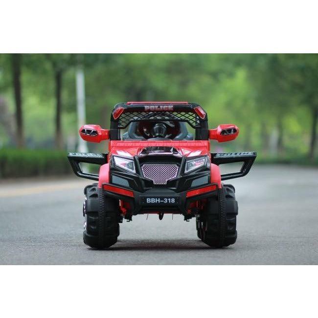 12V Battery Operated Ride-on Car for Kids | Multi-function Steering | 12 music choices & LED front lights - 11Cart