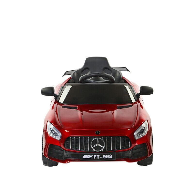 Mercedes Benz FT-998 Amg Gt Style 12V Ride on Car with remote & Manual Drive for Kids - Red - 11Cart