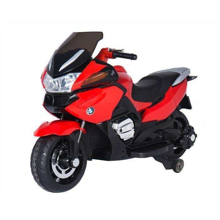 BMW R1200RT White 12V - HZB-118 motorcycle Bike for Kids | LED-backlighting - 11Cart