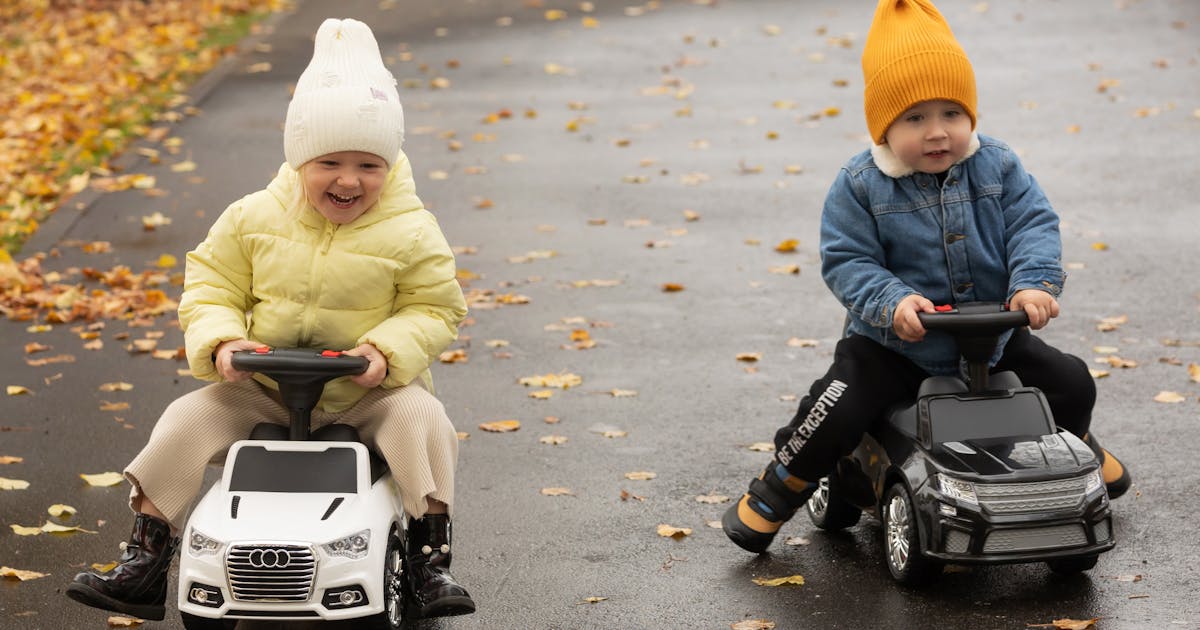Top kids gift India 2026 - happy child with ride on car toy