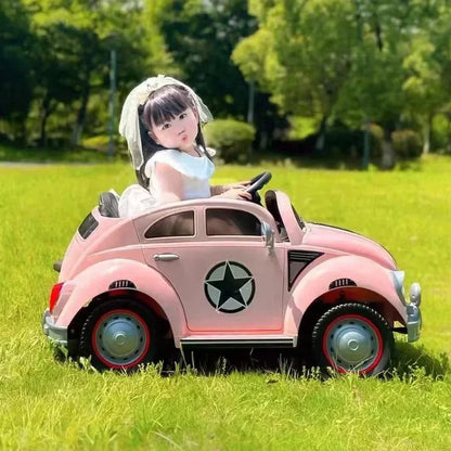 11Cart Volkswagon Beetle Style 12V Kids Electric Ride-On Car