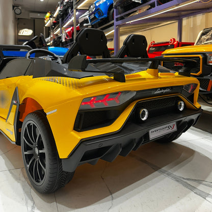 Lamborghini Aventador SVJ 2-Seater Kids Ride-On Car | 11CART