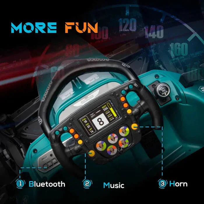 Aston Martin F1 ride-on cockpit