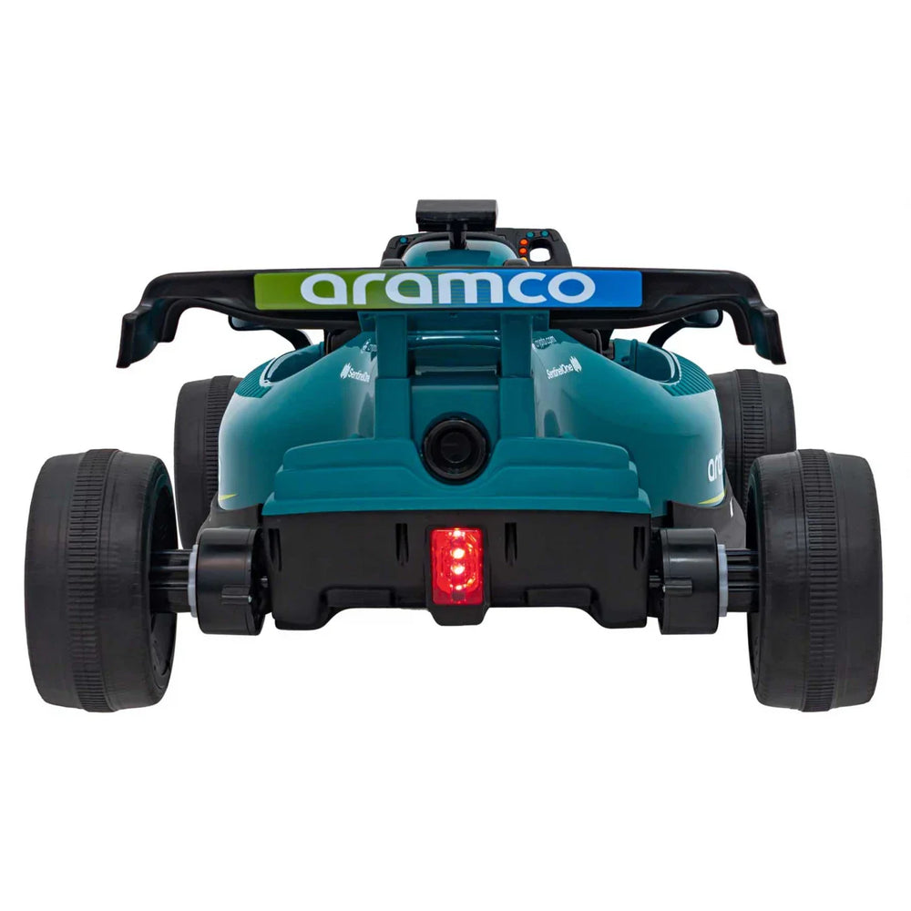 Aston Martin F1 kids ride-on rear with tail light