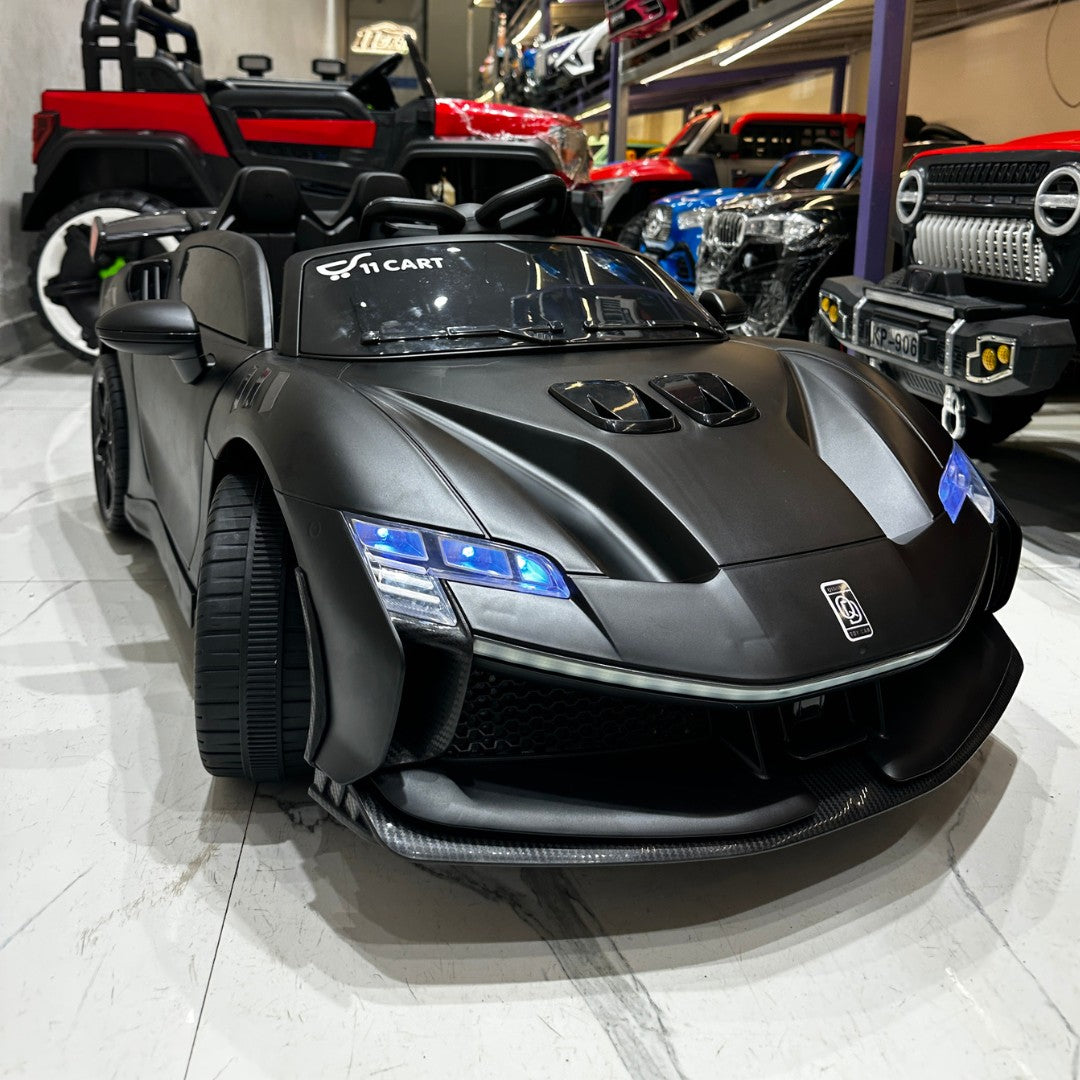 11CART Ferrari F90 Turbo Kids Ride-On Sports Car