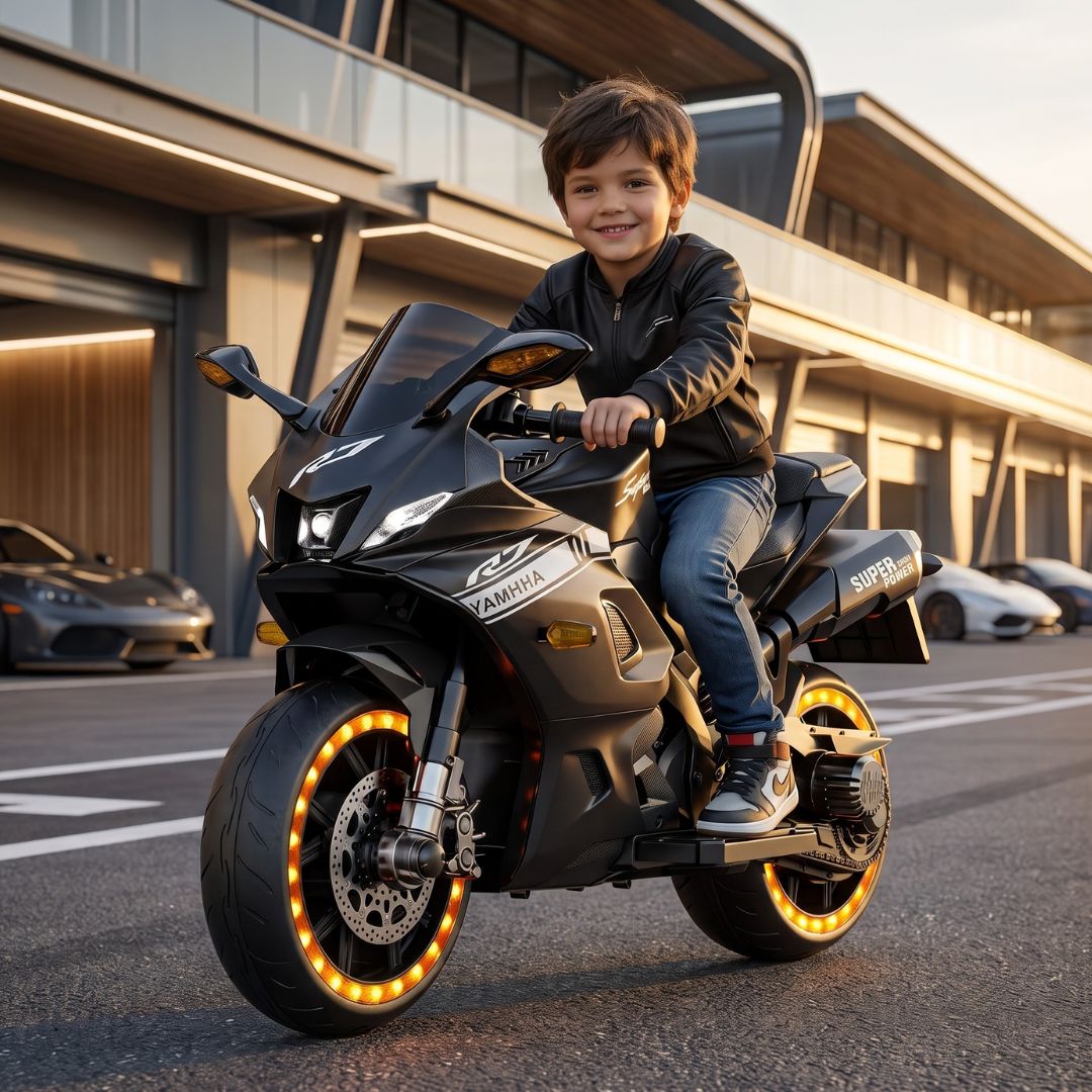 11CART Yamaha R7 Kids Electric Ride-On Bike
