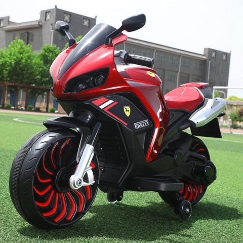 Electric Motorcycle Children's Toy Rideable 12V Outdoor Riding Motorcycle BBF 900