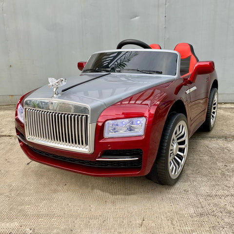 Rolls Royce Electric Ride on Car for Kids & Toddlers with Remote Control - Red