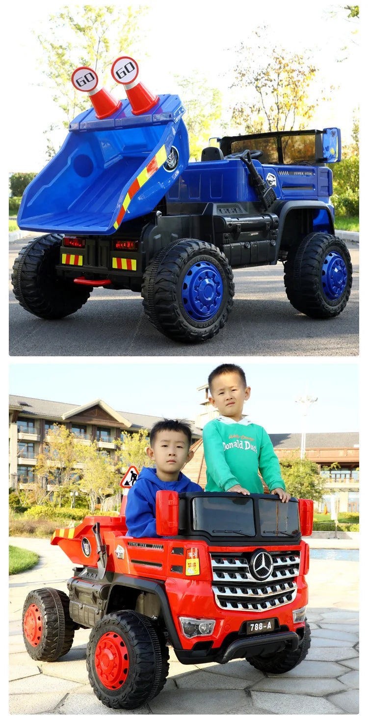 11Cart Kids Lorry Ride on Truck with Electric tipper