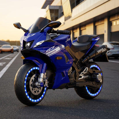 11CART Yamaha R7 Kids Electric Ride-On Bike