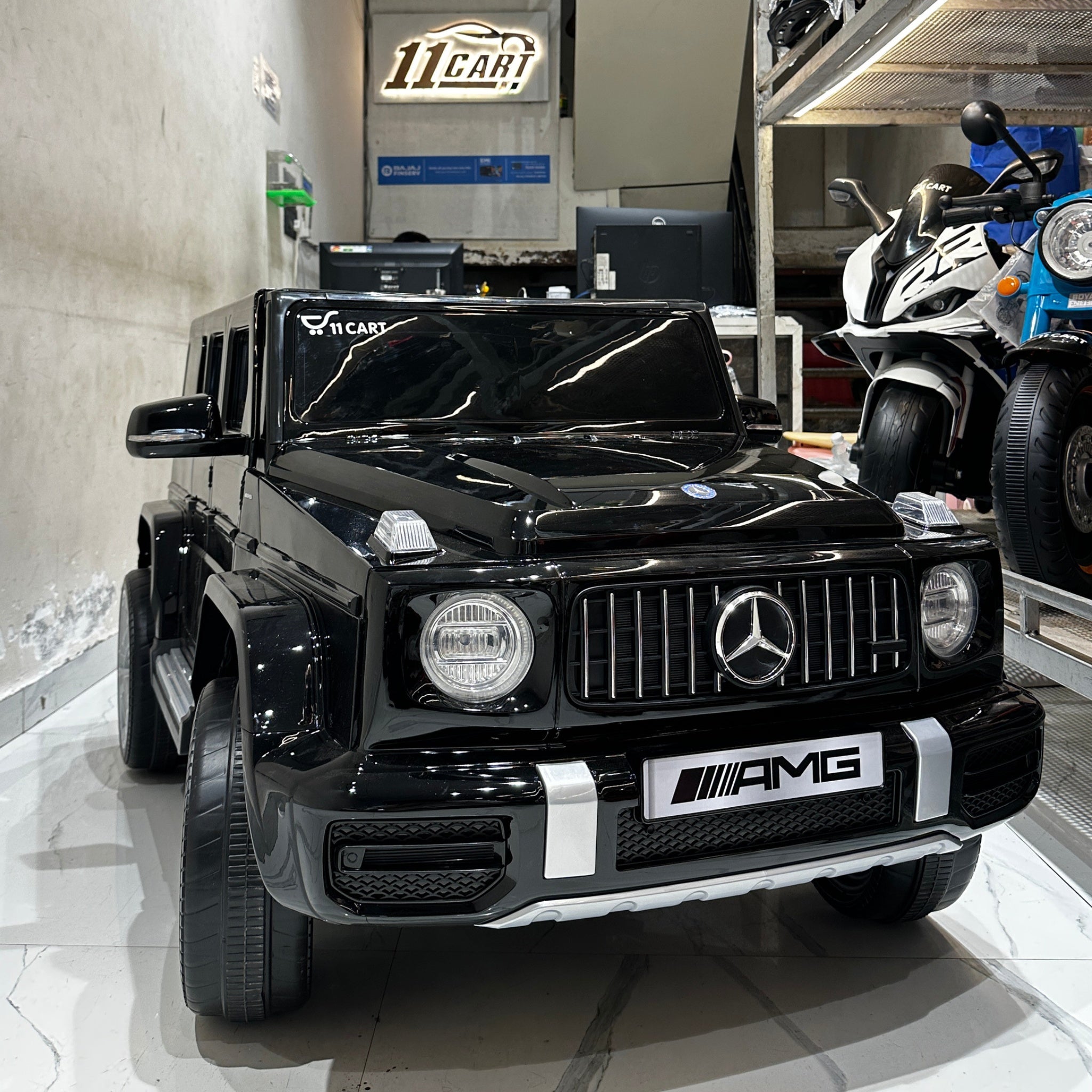 11Cart Mercedez‑G63 AMG 12 V Kids Electric Car with Remote