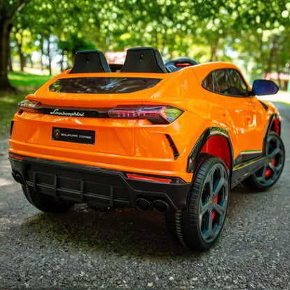 11CART Lamborghini Urus Squadra Corse 2-Seater Kids Electric Ride-On SUV