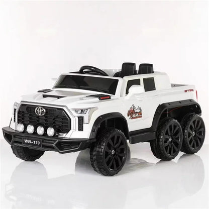 11Cart 6-Wheel 12V Electric Ride-On Truck for Kids with Remote Control & Suspension