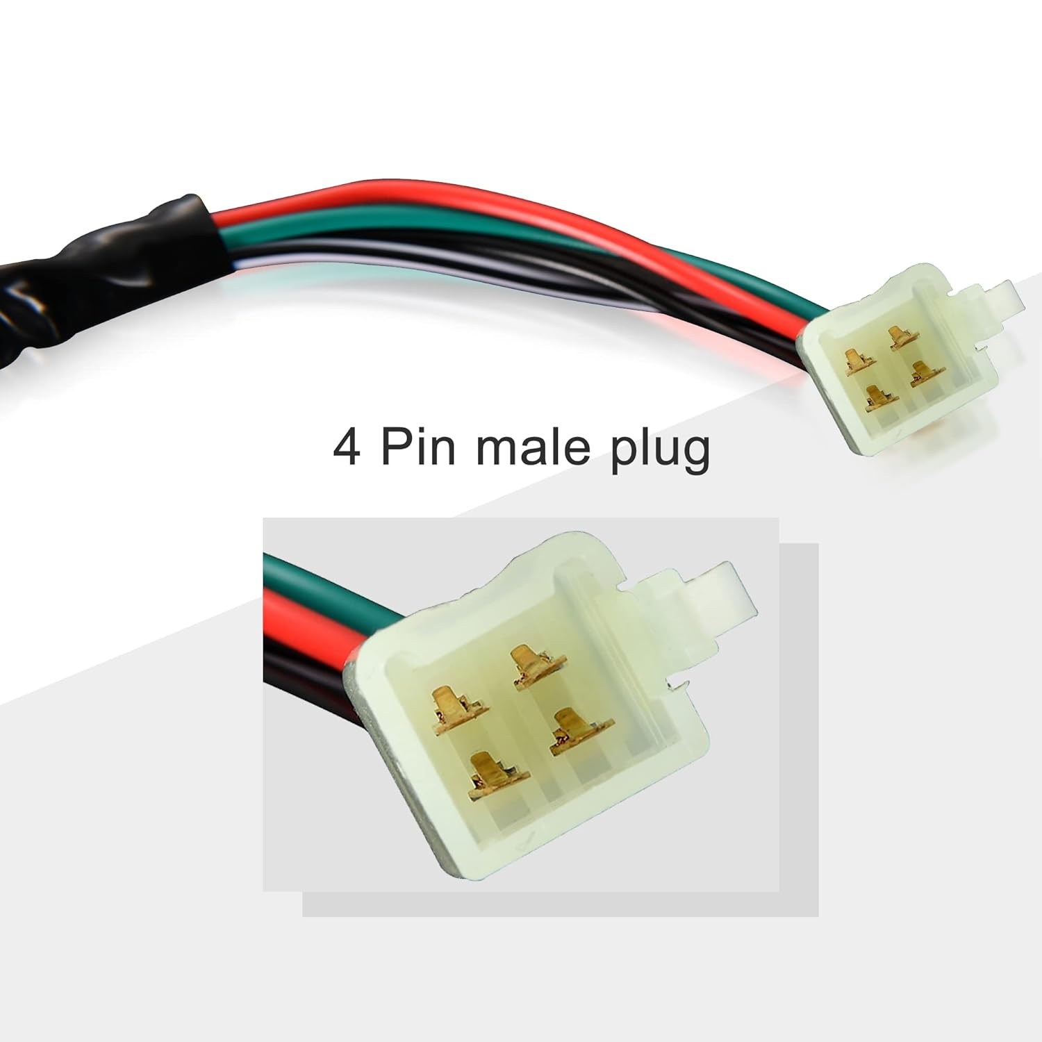 4-Pin Ignition Key Switch Set for Kids Battery Operated Car & Bike