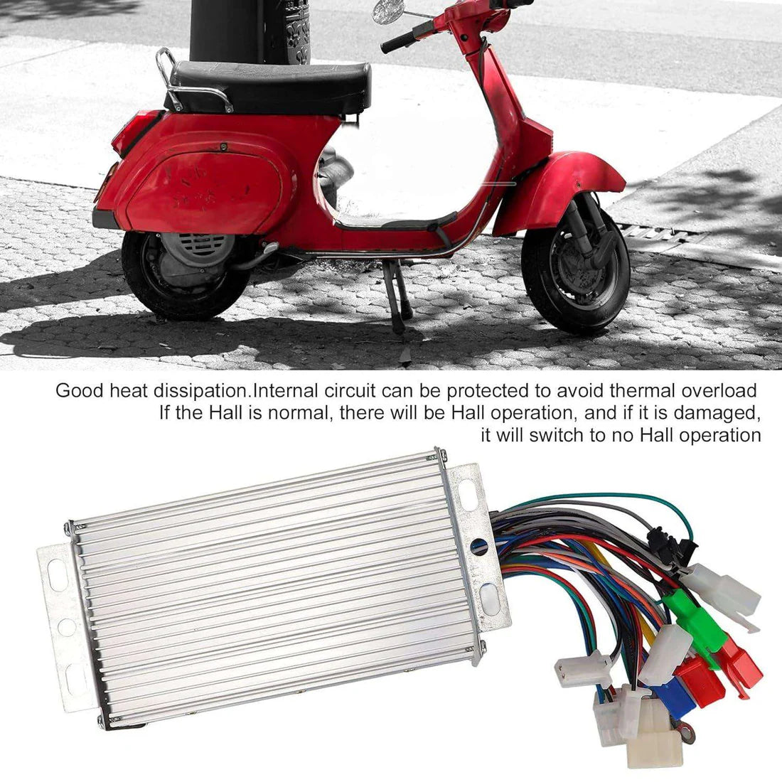 36V 500W Mini ATV Controller, 28A Electric Bike Brushless Motor Controller