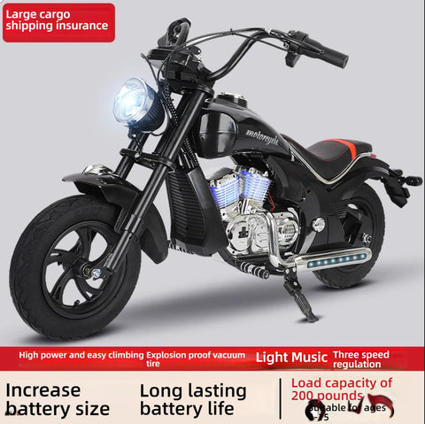 11Cart Ghost Rider Edition – New 12V Electric Ride-On Bike for Kids
