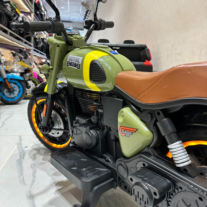 11CART Royal Enfield–Style Bullet Kids Electric Ride-On Bike