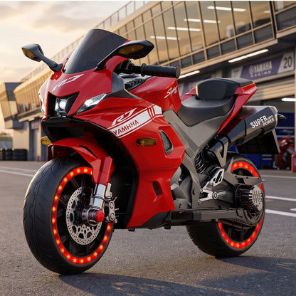 11CART Yamaha R7 Kids Electric Ride-On Bike
