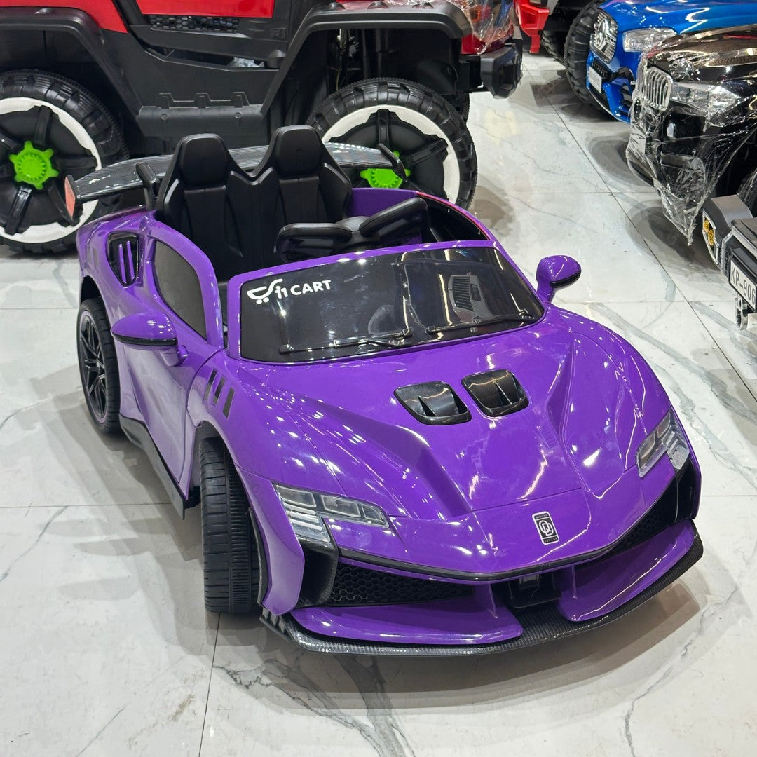 11CART Ferrari F90 Turbo Kids Ride-On Sports Car
