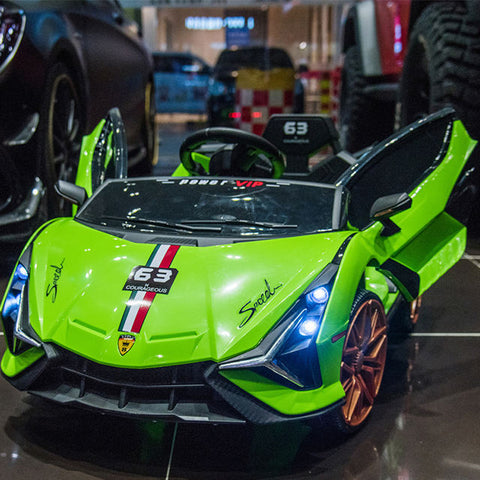 Lamborghini Electric Sports Ride on Car for Kids | 4 Channel Parental Control