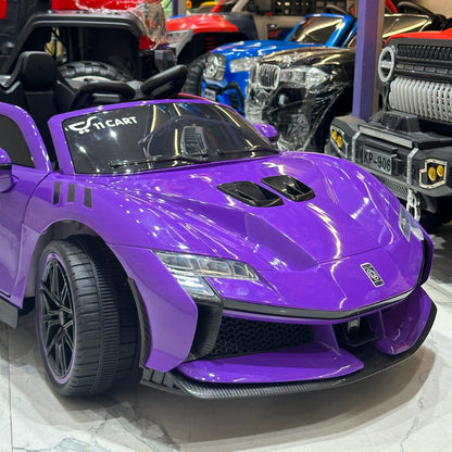 11CART Ferrari F90 Turbo Kids Ride-On Sports Car