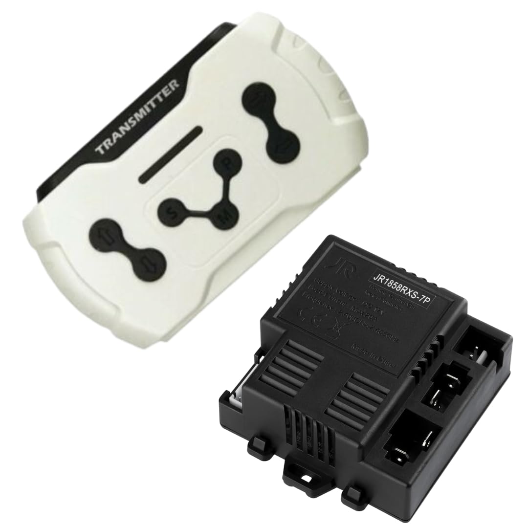 12V Ride-On Jeep & Car Receiver Motherboard JR1858RXS7P with JR1806TX Bluetooth Remote